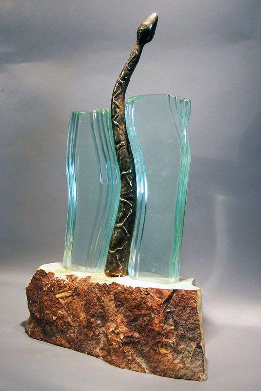 Statuette i glas -  GLA1206