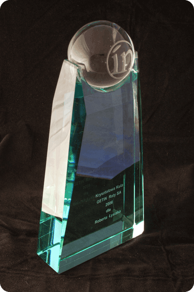 Statuette i krystal -  GLA0120