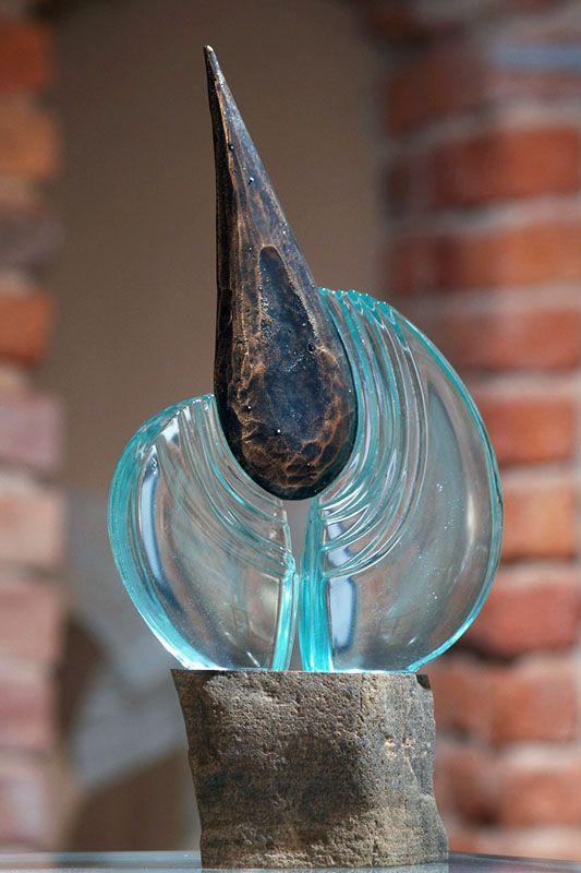 Statuette i glas -  GLA1215