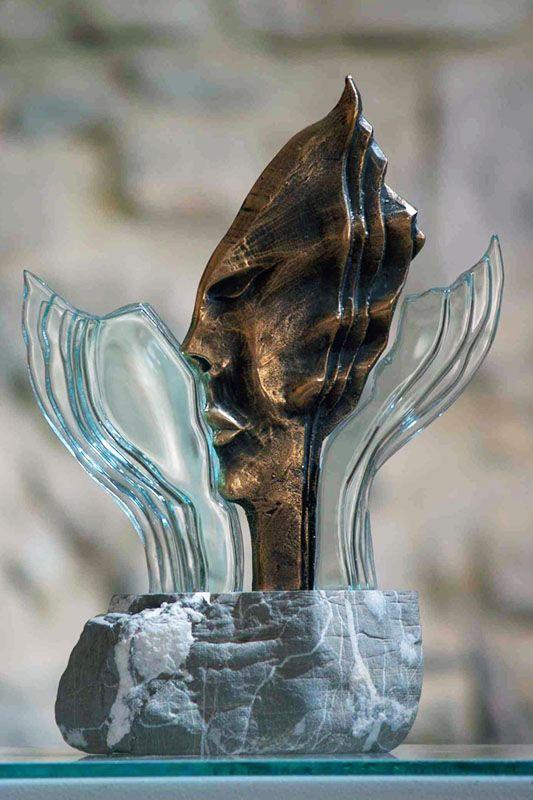 Statuette i glas -  GLA1228