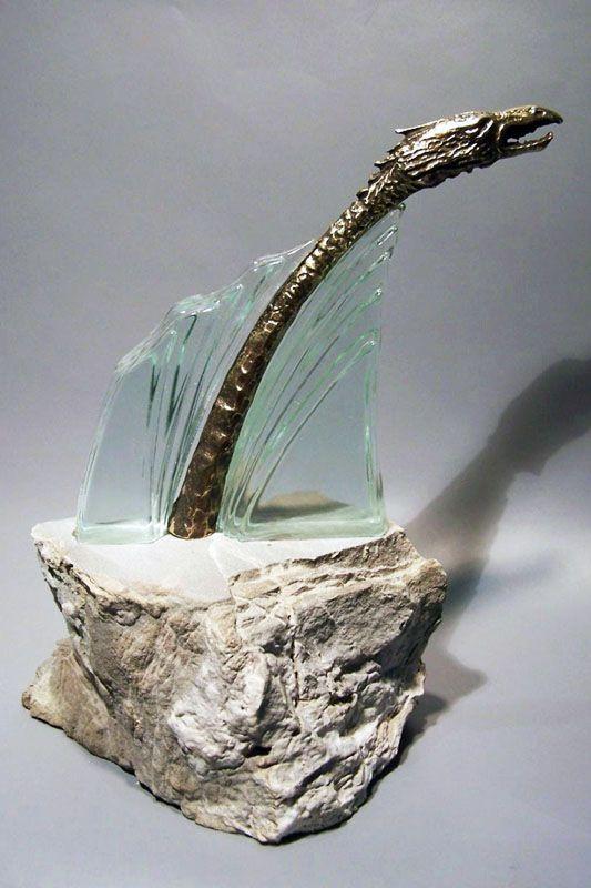 Statuette i glas -  GLA1219