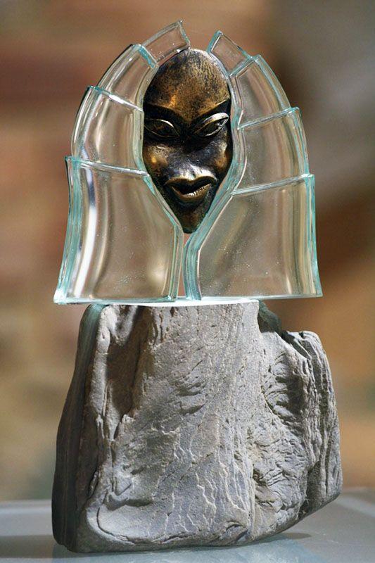 Statuette i glas -  GLA1220