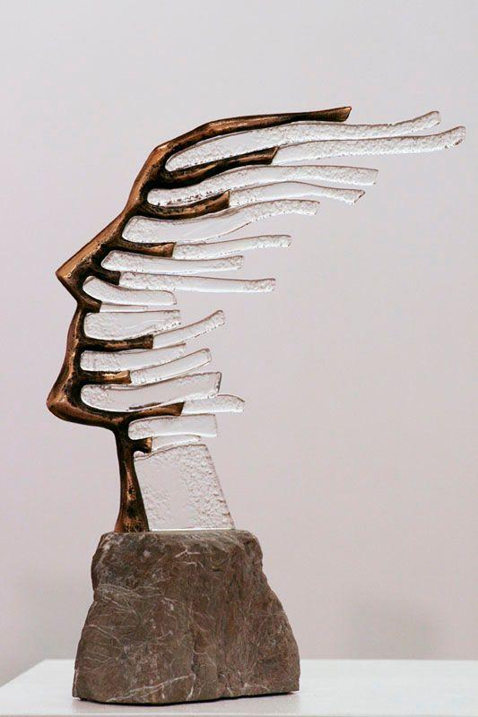 Statuette i glas -  GLA1242