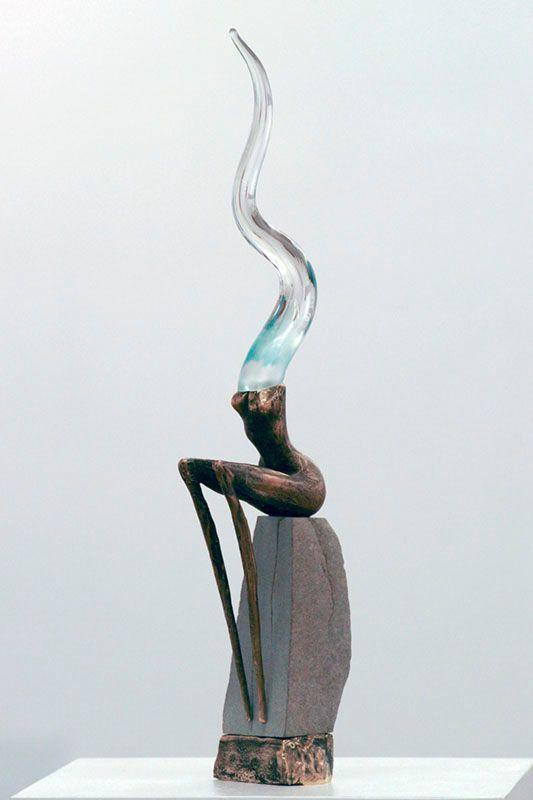 Statuette i glas -  GLA1246