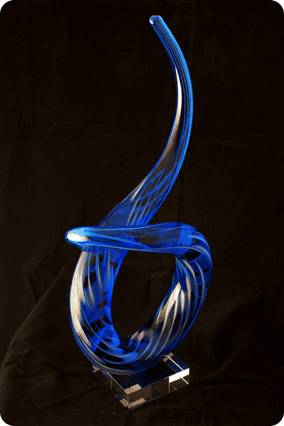 Statuette i glas -  GLA0124