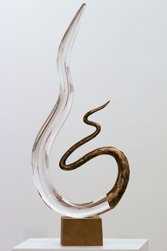 Statuette i glas -  GLA1250