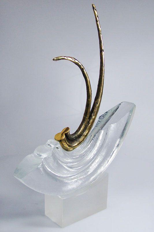 Statuette i glas -  GLA1251
