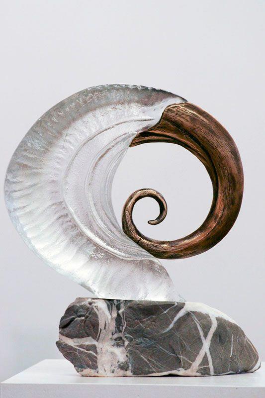 Statuette i glas -  GLA1252
