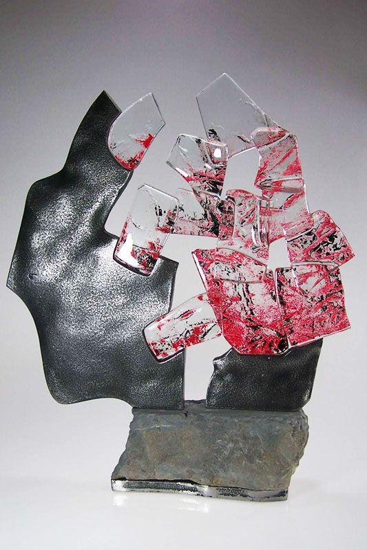 Statuette i glas -  GLA1271