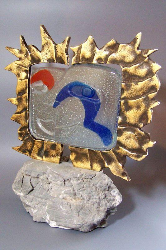 Statuette i glas -  GLA1299