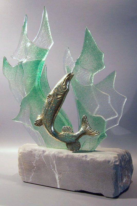 Statuette i glas -  GLA1302