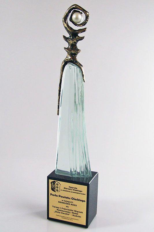 Statuette i glas -  GLA1356