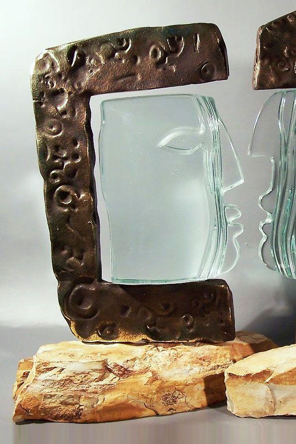 Statuette i glas -  GLA1405