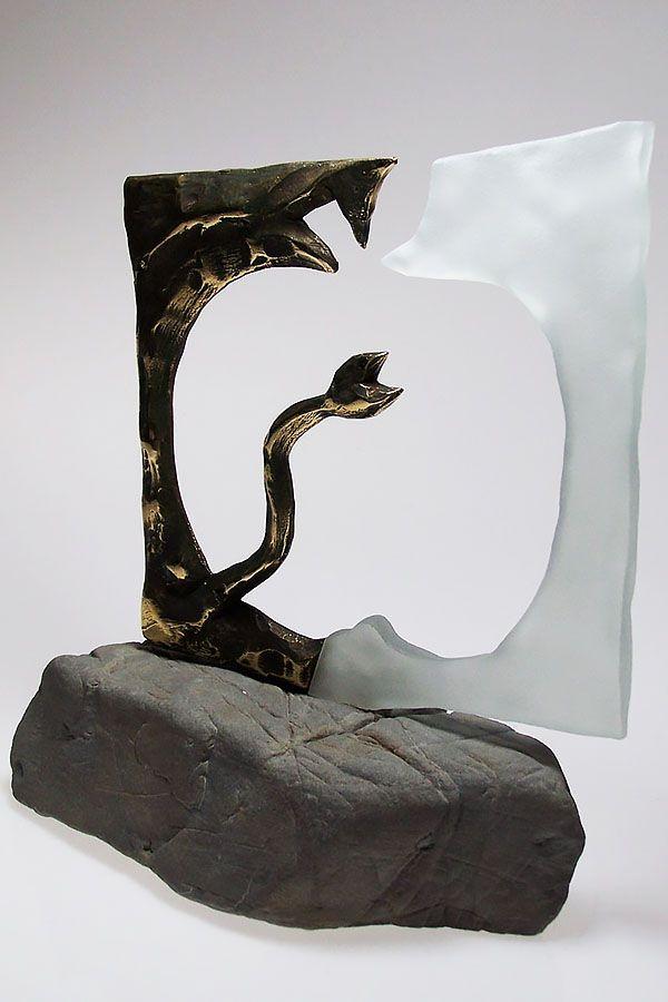 Statuette i glas -  GLA1407