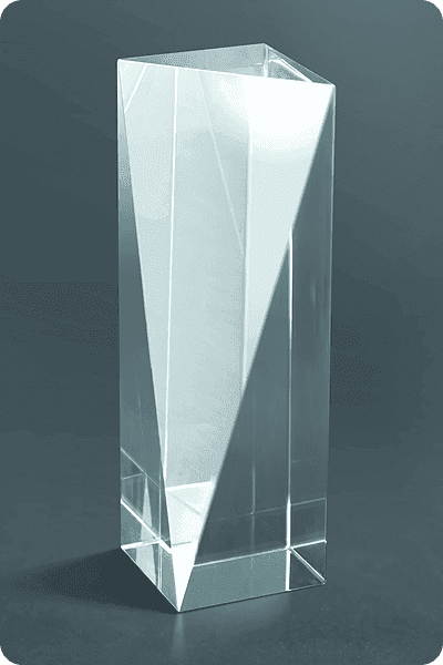 Statuette i krystal -  GLA0140