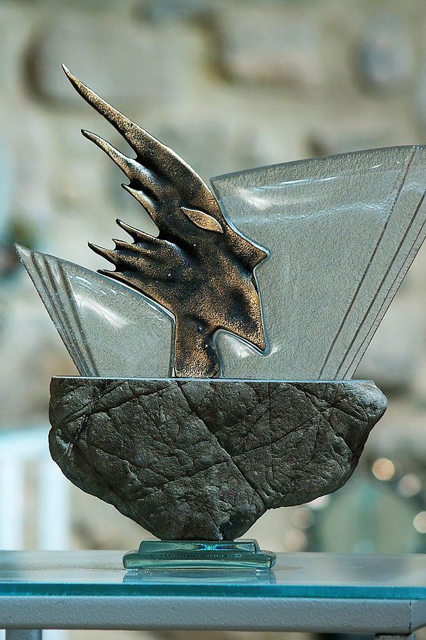 Statuette i glas -  GLA1412
