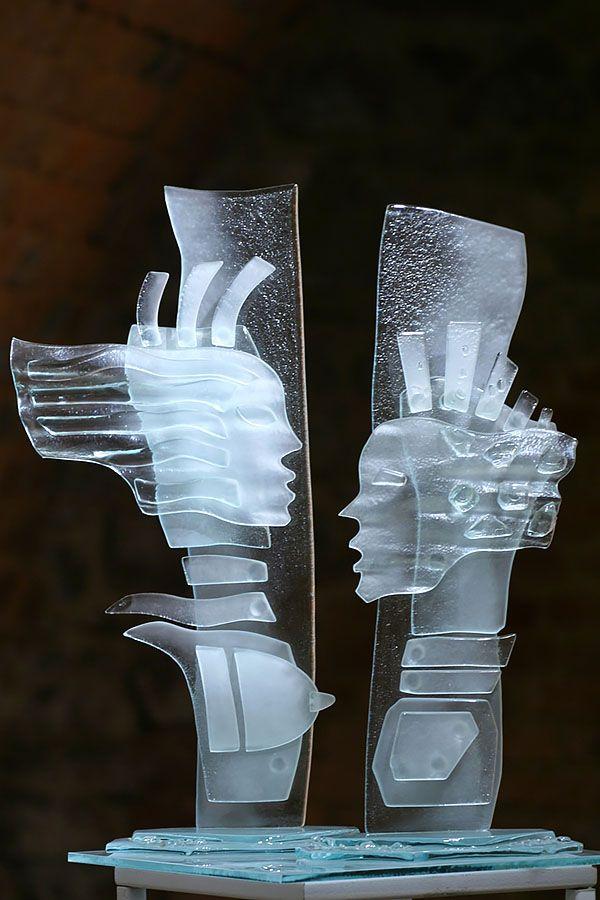 Statuette i glas -  GLA1427