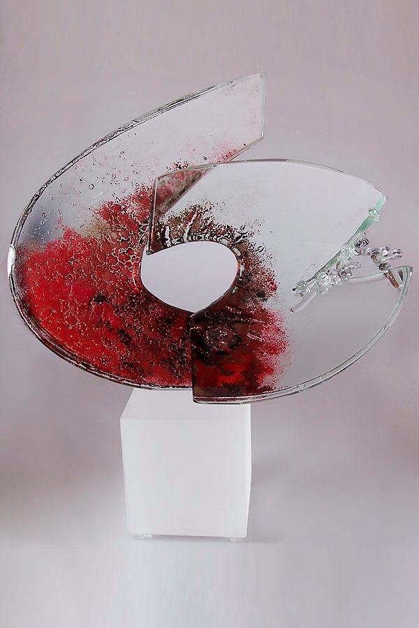 Statuette i glas -  GLA1428