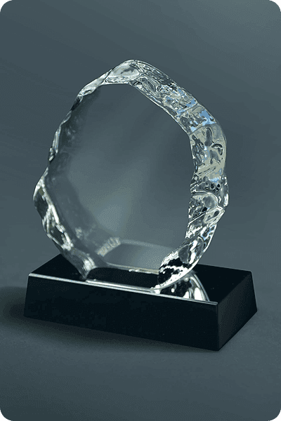 Statuette i krystal -  GLA0143