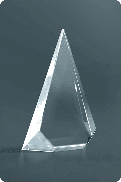 Statuette i krystal -  GLA0147