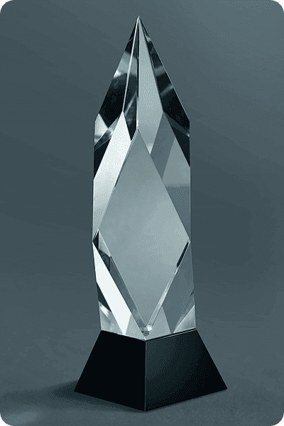 Statuette i krystal -  GLA0148