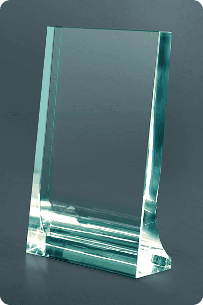 Statuette i krystal -  GLA0154