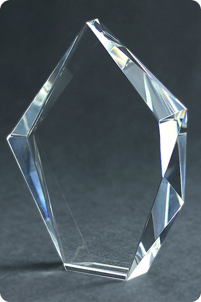 Statuette i krystal -  GLA0159