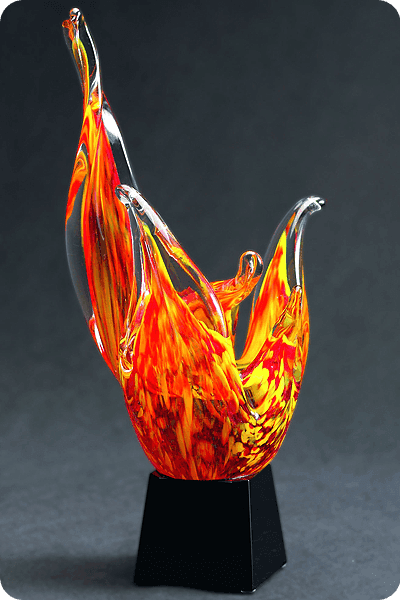 Statuette i glas -  GLA0165
