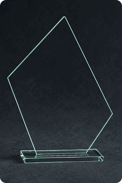 Statuette i glas -  GLA0169