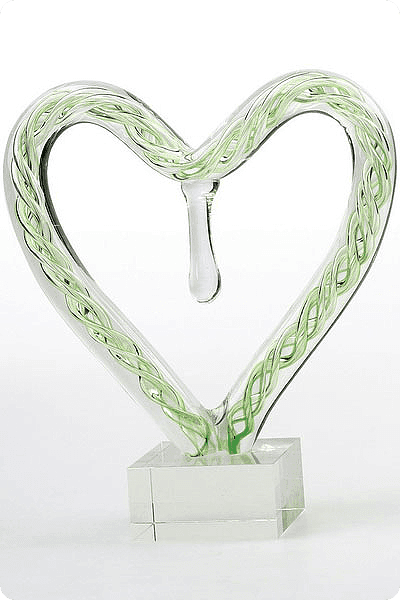 Statuette i glas -  GLA0178