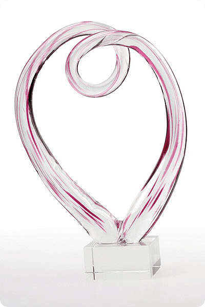 Statuette i glas -  GLA0179