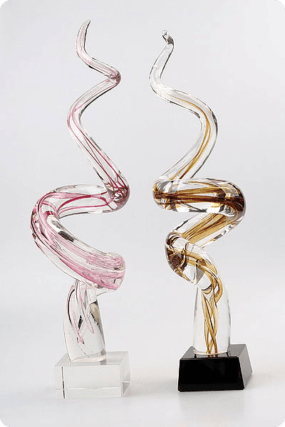 Statuette i glas -  GLA0183