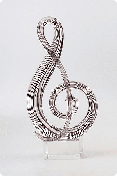 Statuette i glas -  GLA0186