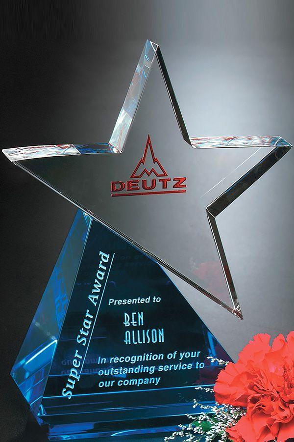 Statuette i krystal -  GLA2028