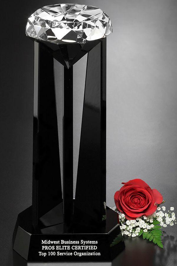 Statuette i krystal -  GLA2083