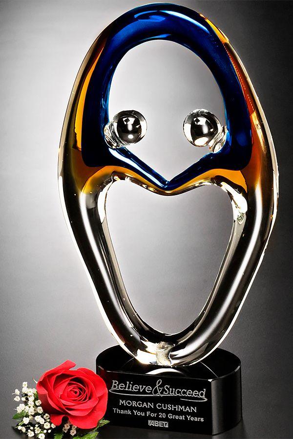 Statuette i glas -  GLA2097