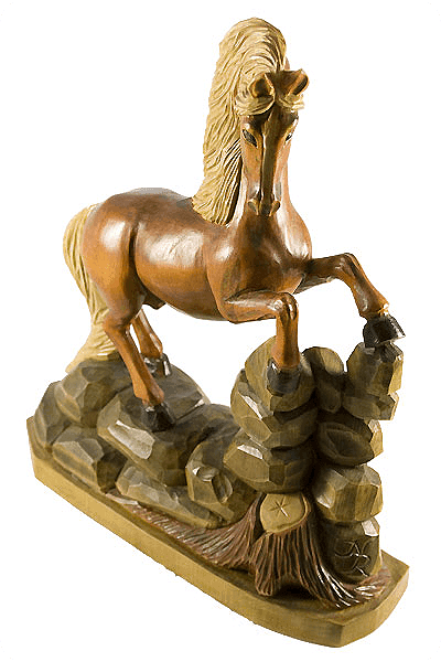 Statuette i træ -  DRE019