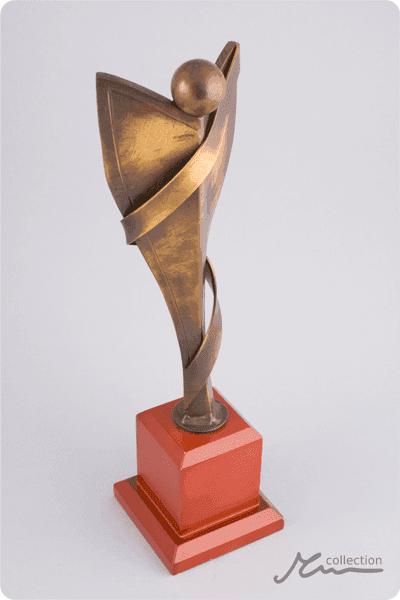 Statuette i metal -  MET040