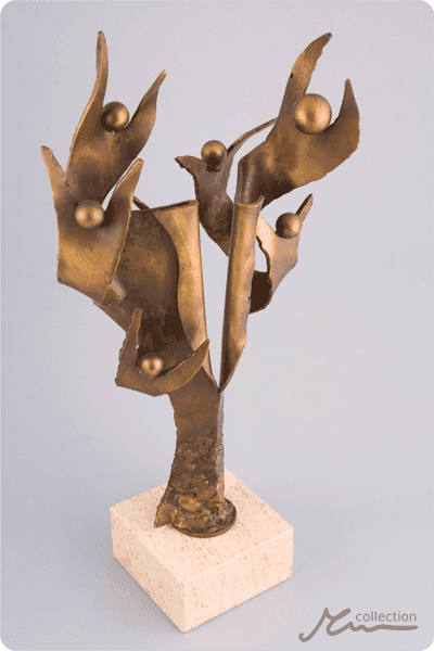 Statuette i metal -  MET044