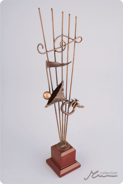 Statuette i metal -  MET055