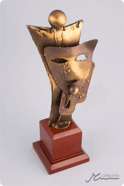 Statuette i metal -  MET061
