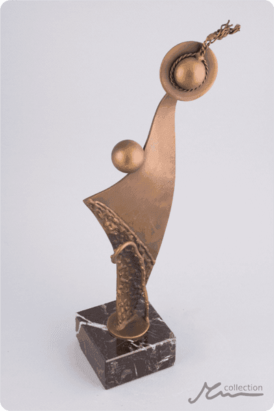 Statuette i metal -  MET063