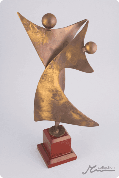 Statuette i metal -  MET064