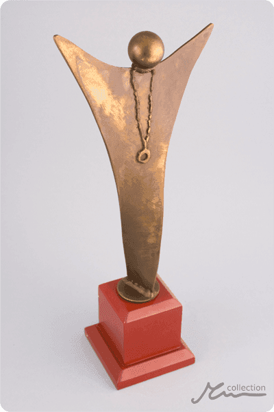 Statuette i metal -  MET068