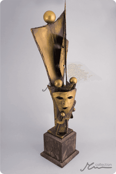 Statuette i metal -  MET070