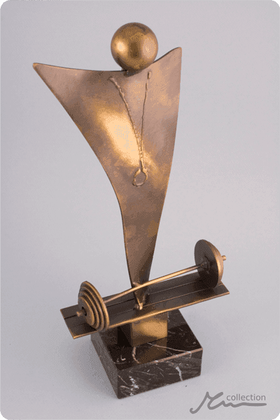 Statuette i metal -  MET072