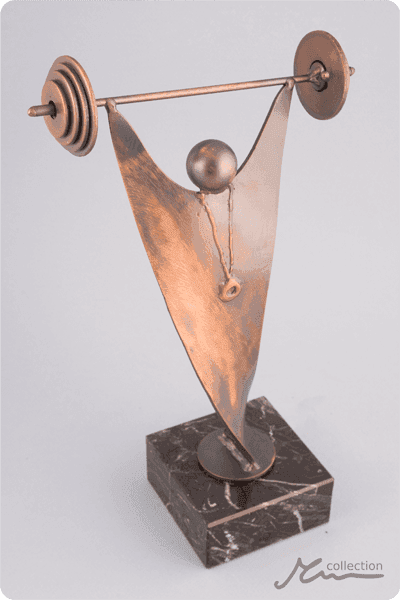 Statuette i metal -  MET073
