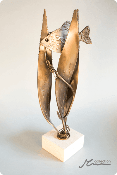 Statuette i metal -  MET080