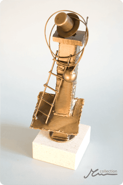 Statuette i metal -  MET093